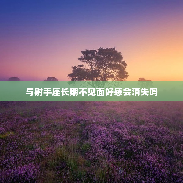 與射手座長期不見面好感會消失嗎