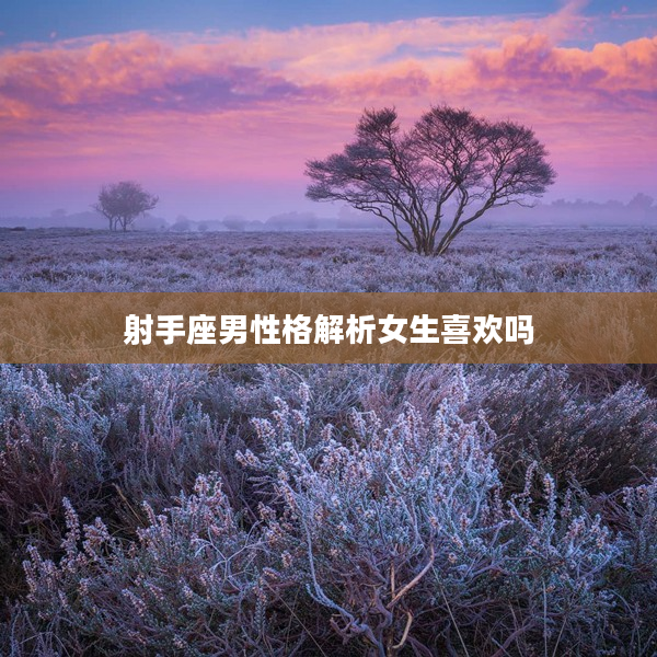 射手座男性格解析女生喜歡嗎