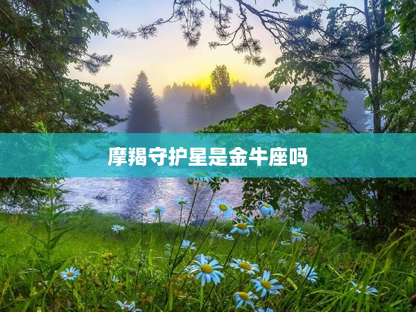 摩羯守護星是金牛座嗎