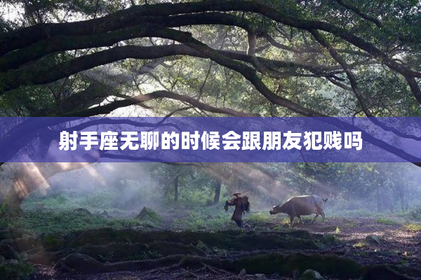 射手座無聊的時(shí)候會(huì)跟朋友犯賤嗎