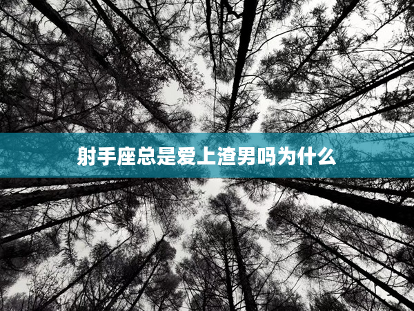 射手座總是愛上渣男嗎為什么