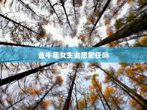 金牛座女生會想前任嗎