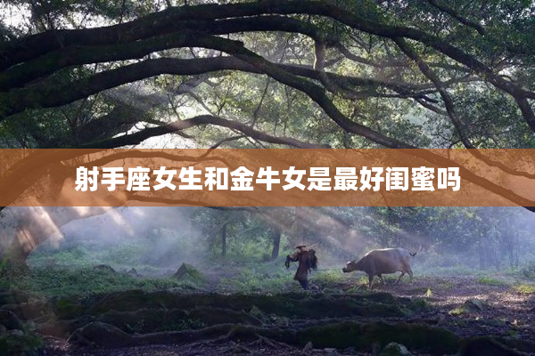 射手座女生和金牛女是最好閨蜜嗎