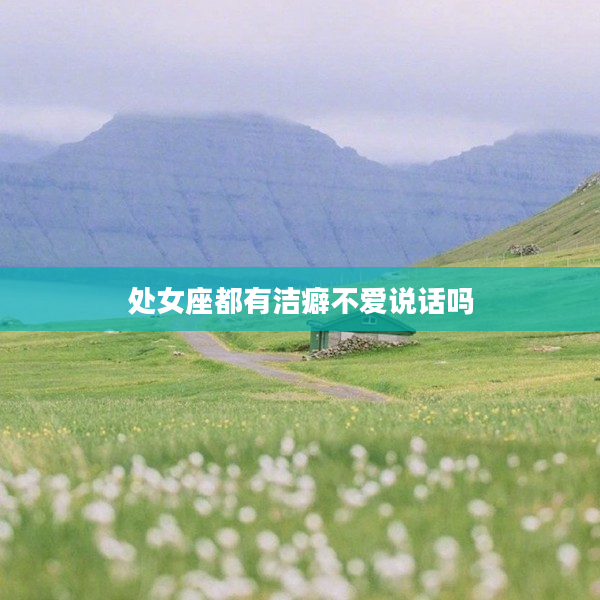 處女座都有潔癖不愛說話嗎