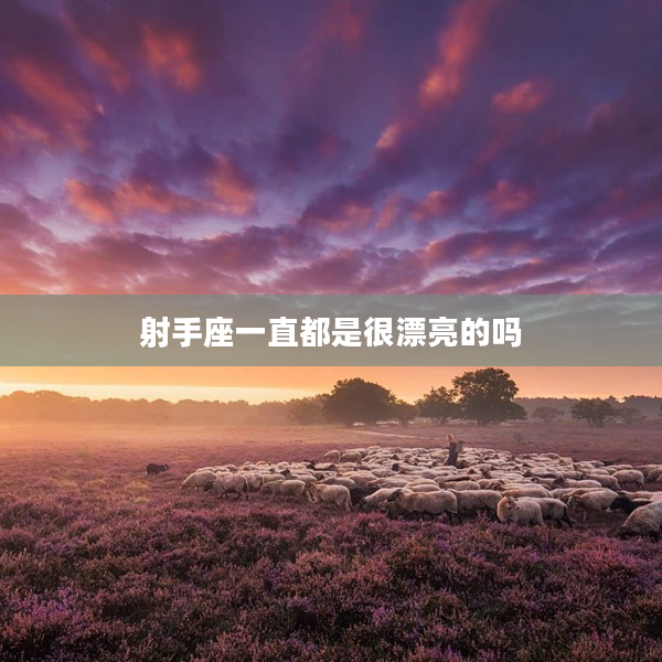 射手座一直都是很漂亮的嗎