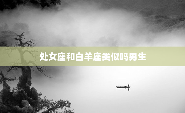 處女座和白羊座類似嗎男生