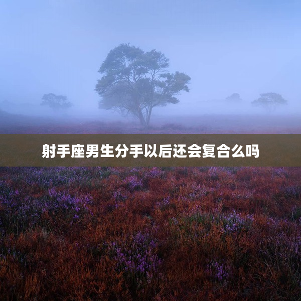 射手座男生分手以后還會(huì)復(fù)合么嗎