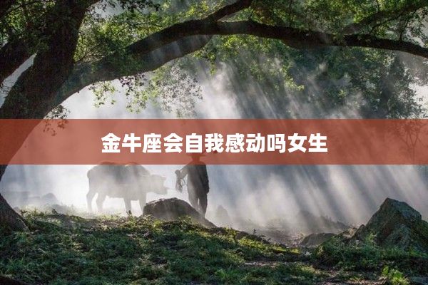 金牛座會自我感動嗎女生