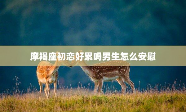 摩羯座初戀好累嗎男生怎么安慰