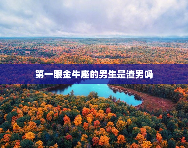 第一眼金牛座的男生是渣男嗎