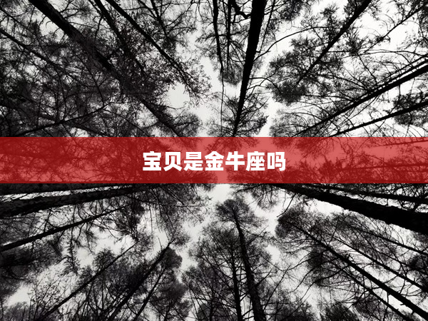 寶貝是金牛座嗎