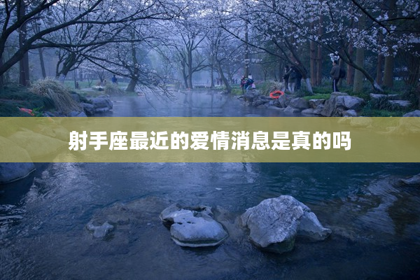 射手座最近的愛情消息是真的嗎