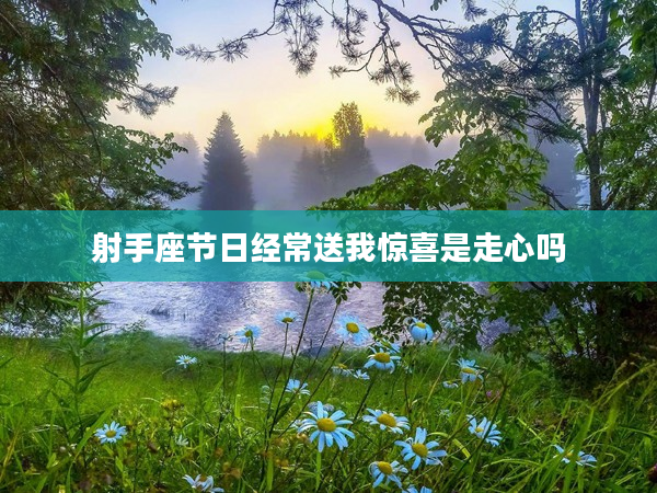 射手座節日經常送我驚喜是走心嗎