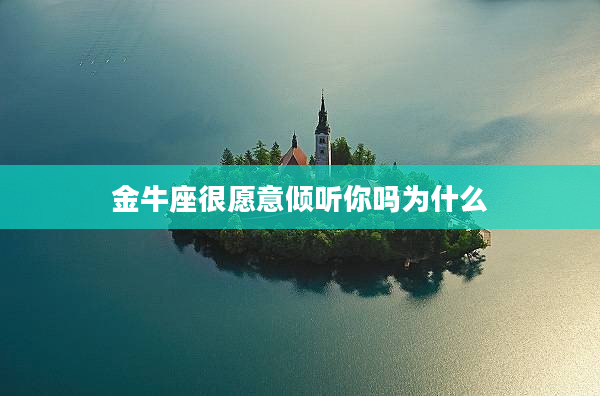 金牛座很愿意傾聽你嗎為什么