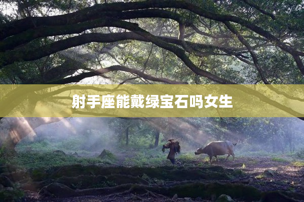 射手座能戴綠寶石嗎女生