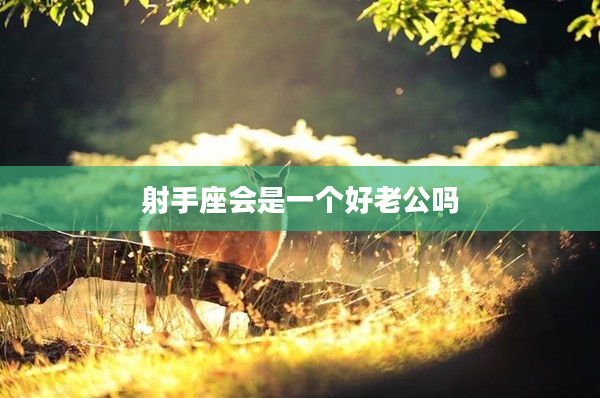 射手座會是一個好老公嗎