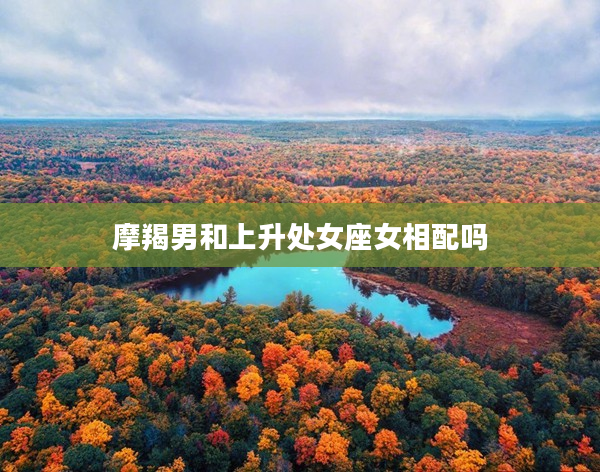 摩羯男和上升處女座女相配嗎