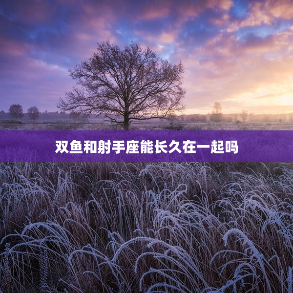 雙魚和射手座能長久在一起嗎