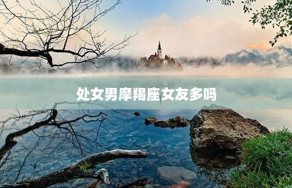 處女男摩羯座女友多嗎