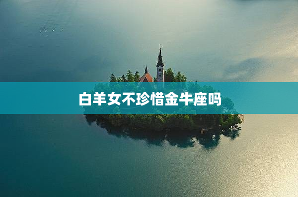 白羊女不珍惜金牛座嗎