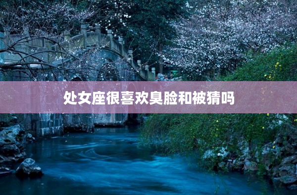 處女座很喜歡臭臉和被猜嗎