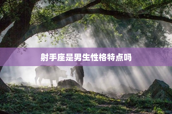 射手座是男生性格特點(diǎn)嗎